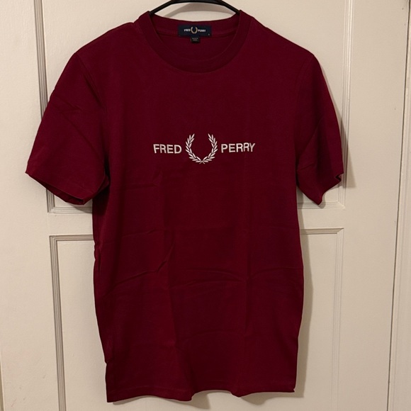 Fred Perry Other - Fred Perry Men's Deep Red Short Sleeve Tee